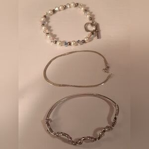 Sterling Silver 925 Lot Bracelet